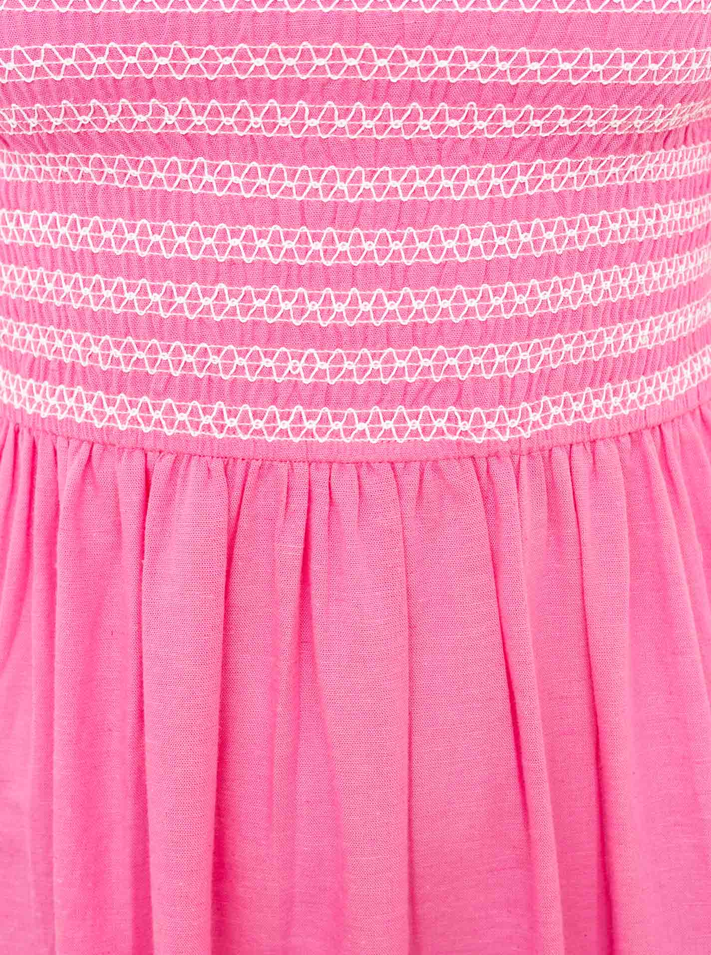 Zwillingsherz Kleid Leinenmix  Romantic Pink