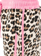 Zwillingsherz Lounge Hose Leo mit Kontrastbund Rosa