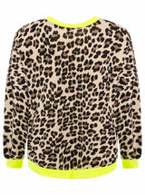 Zwillingsherz Sweat Pullover Neon Leo Neon Gelb