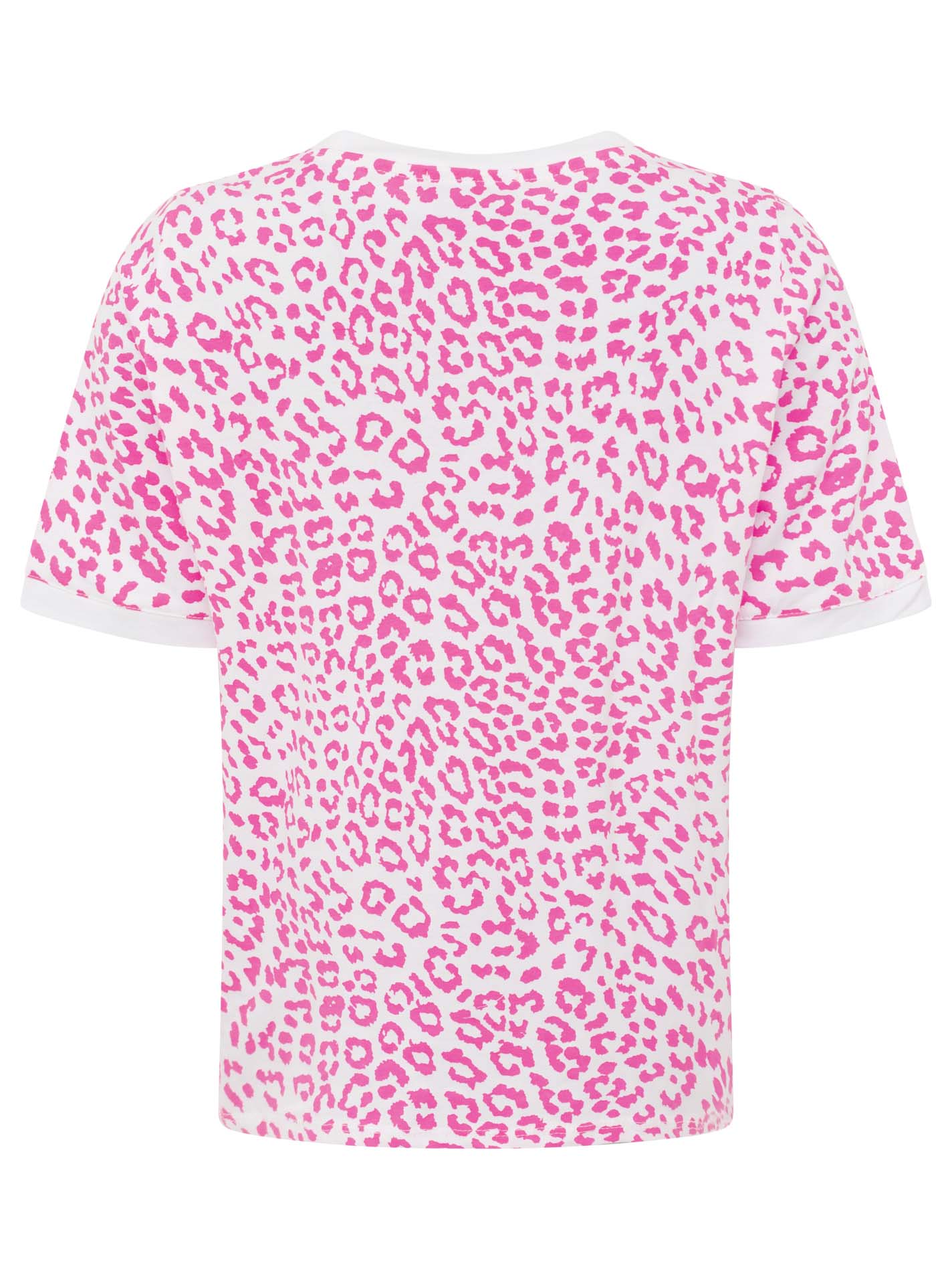 Zwillingsherz sehr leichtes Sweatshirt 1/2 Arm Leo Pink
