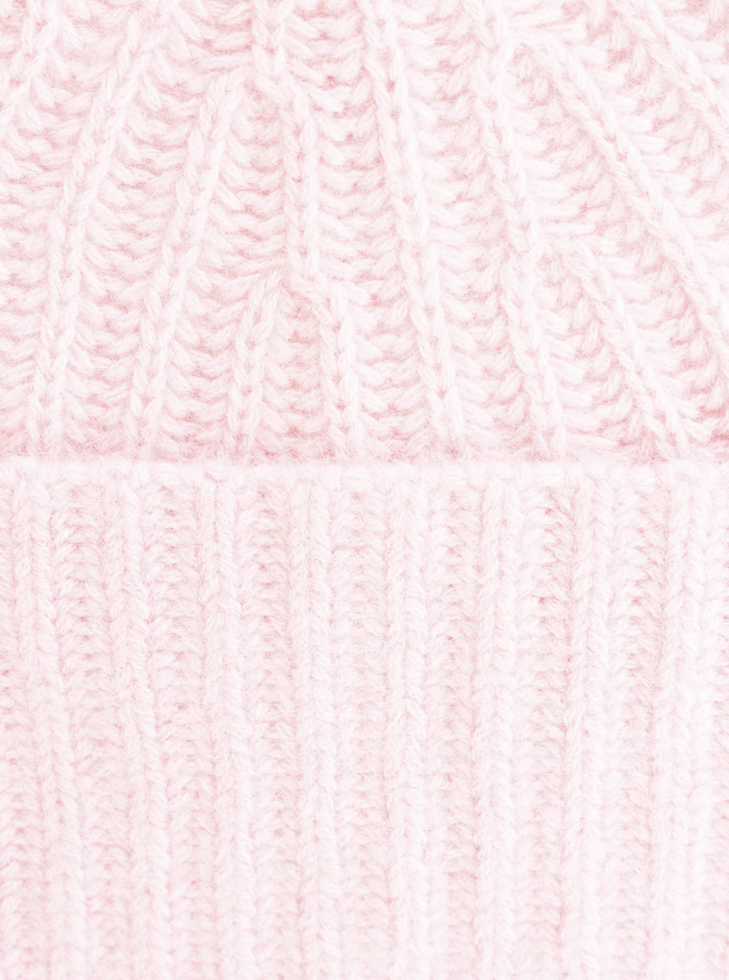 Zwillingsherz Mütze aus 100% Kaschmir - Rosa