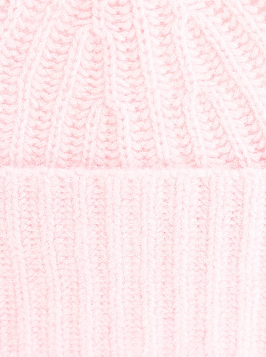 Zwillingsherz Mütze aus 100% Kaschmir - Rosa