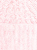 Zwillingsherz Mütze aus 100% Kaschmir - Rosa