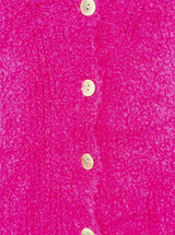 Zwillingsherz - Kuschel-Cardigan  - Neonpink