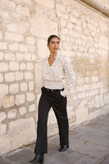 Choklate Paris Anzughose Gaspard in Schwarz mit geradem Bein