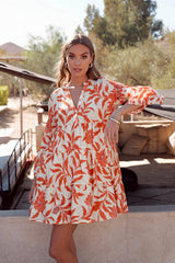 Choklate Paris Kurzes Sommerkleid Saint-Tropez Rot