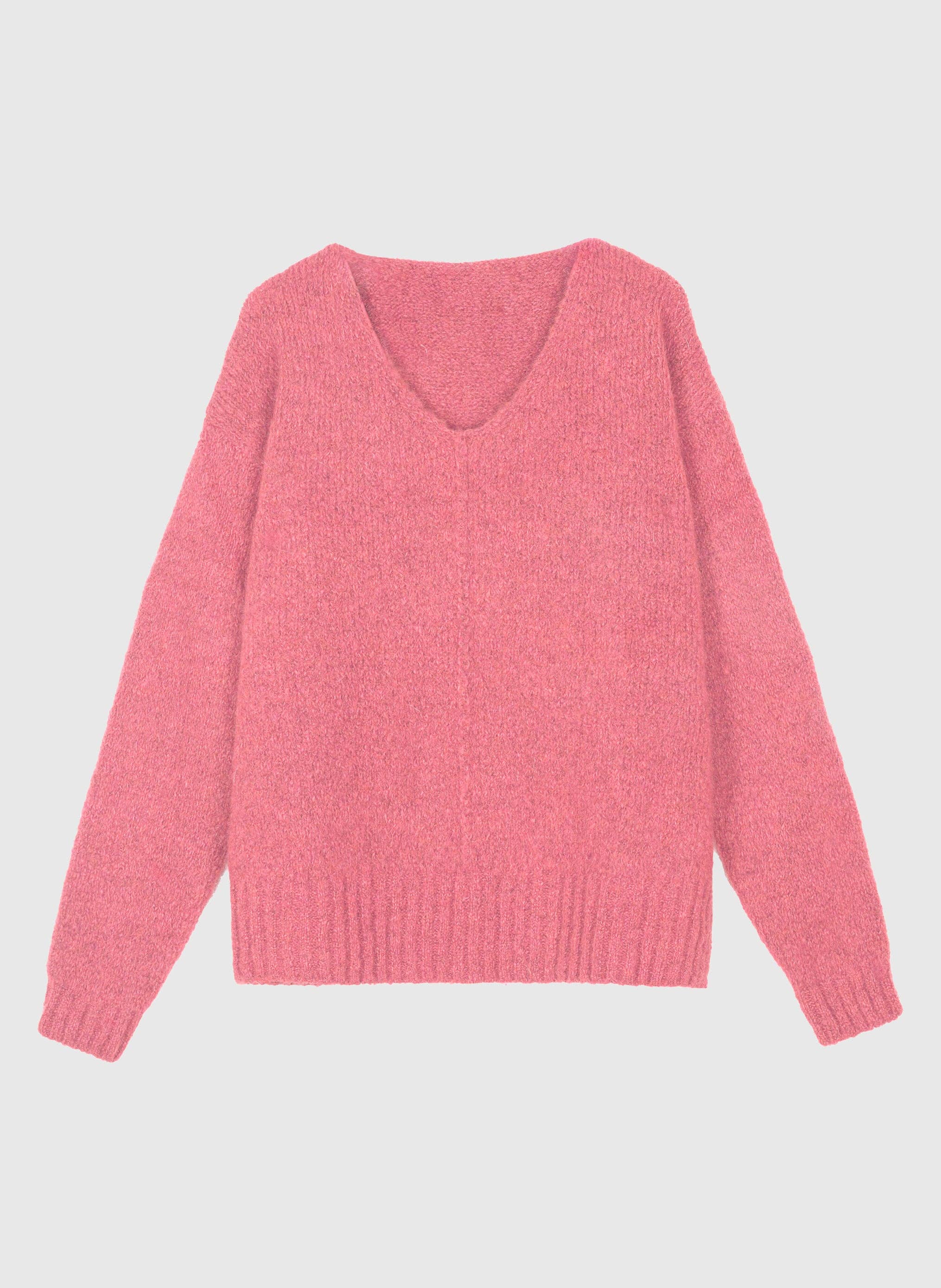 AN´GE Paris Pullover "Lenoli" leuchtendem Rosa