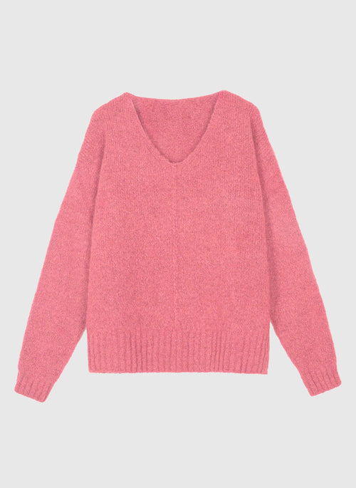 AN´GE Paris Pullover "Lenoli" leuchtendem Rosa