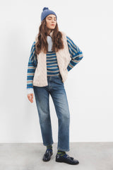 Lanidor Five-Pocket-Jeans - Gerader Schnitt - Blau