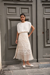 Choklate Paris Häkelrock Mathilda Bohostyle Ecru