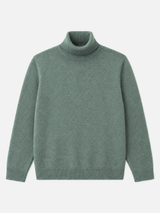 Klassischer Angora Feinstrick-Rollkragenpullover: Schokolade / 2 (38-44)