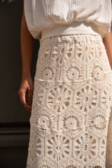 Choklate Paris Häkelrock Mathilda Bohostyle Ecru