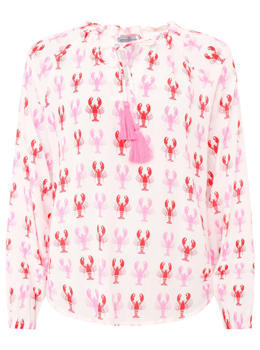 Tunika- Bluse "Colorful Lobster" - Zwillingsherz