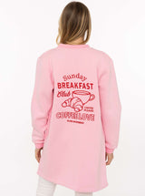 Zwillingsherz Bomber-Mantel "Sunday Breakfast" - Sweat - Rosa