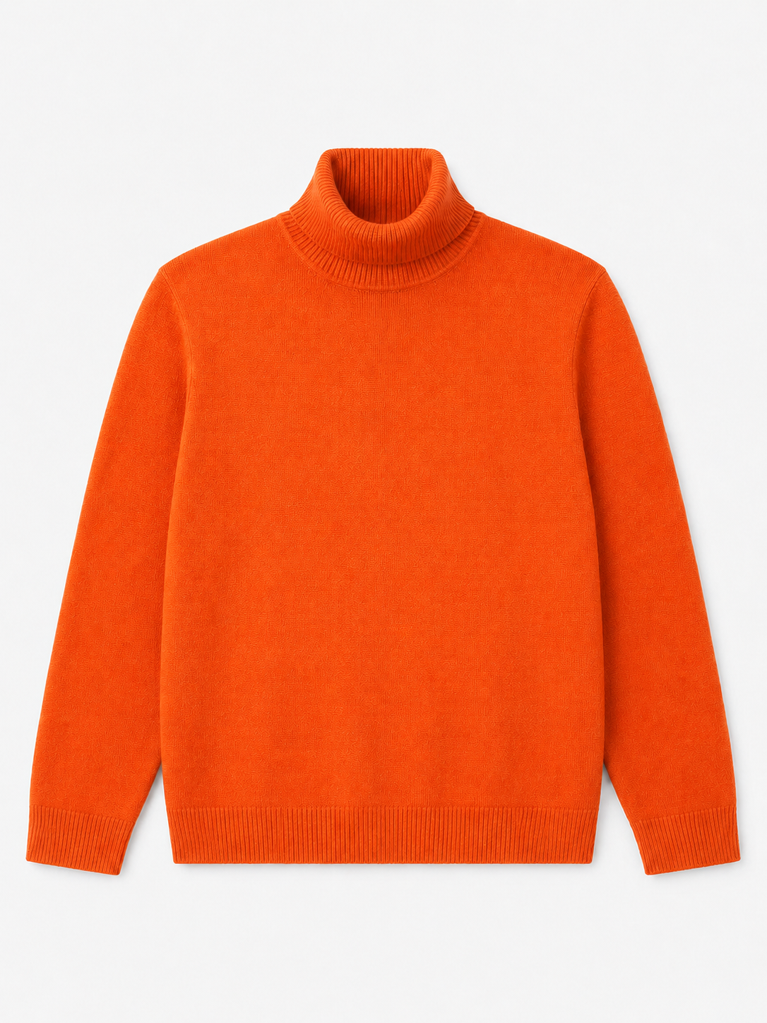 Klassischer Angora Feinstrick-Rollkragenpullover: Schokolade / 2 (38-44)