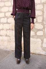 Choklate Paris Anzughose Gaspard in Schwarz mit geradem Bein