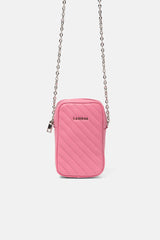 Lanidor Kleine Crossbody-Bag mit Steppung Rosa
