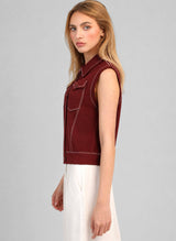 Weste LEWOODY bordeaux: XS/S