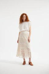 Choklate Paris Häkelrock Mathilda Bohostyle Ecru