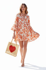 Choklate Paris Kurzes Sommerkleid Saint-Tropez Rot