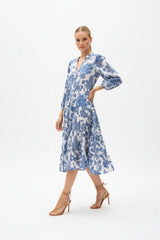 Choklate Paris Sienna Hemdblusenkleid Indigoblau Midilänge