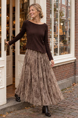 Choklate Paris leichtes Langarm-Strickshirt Choco mit Struktur