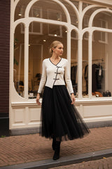 Choklate Paris Tüllrock Amber Slim Fit Schwarz