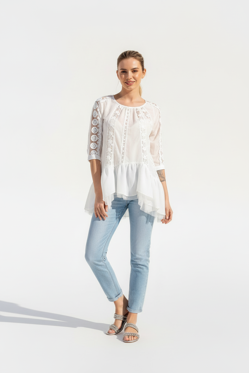 Choklate Paris Tunika-Bluse kürzer