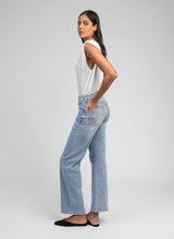 Ange Paris Jeans Pipoche Hellblau Gerader Schnitt