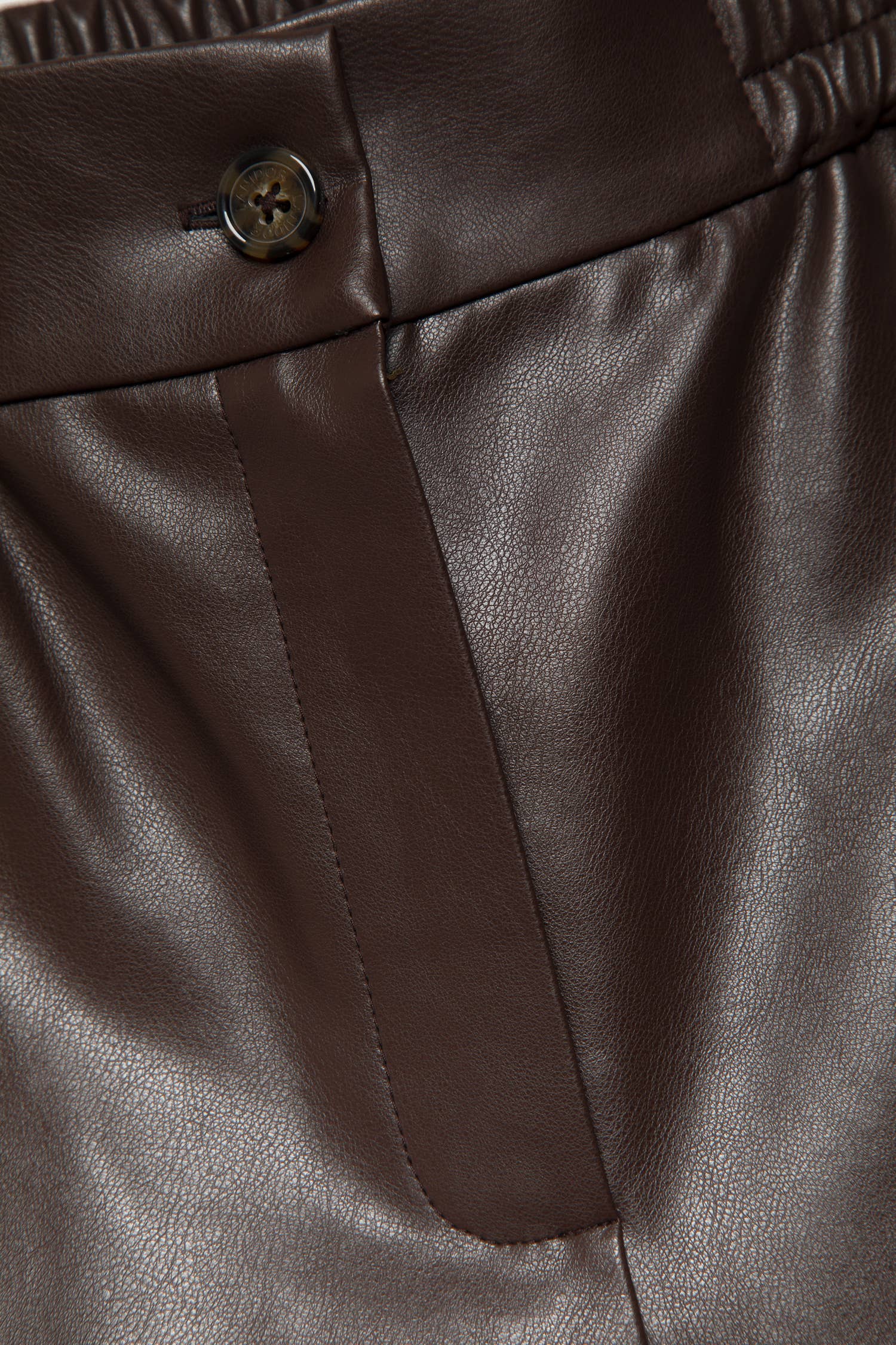 Lanidor - Hose aus Eco-Leder in Braun