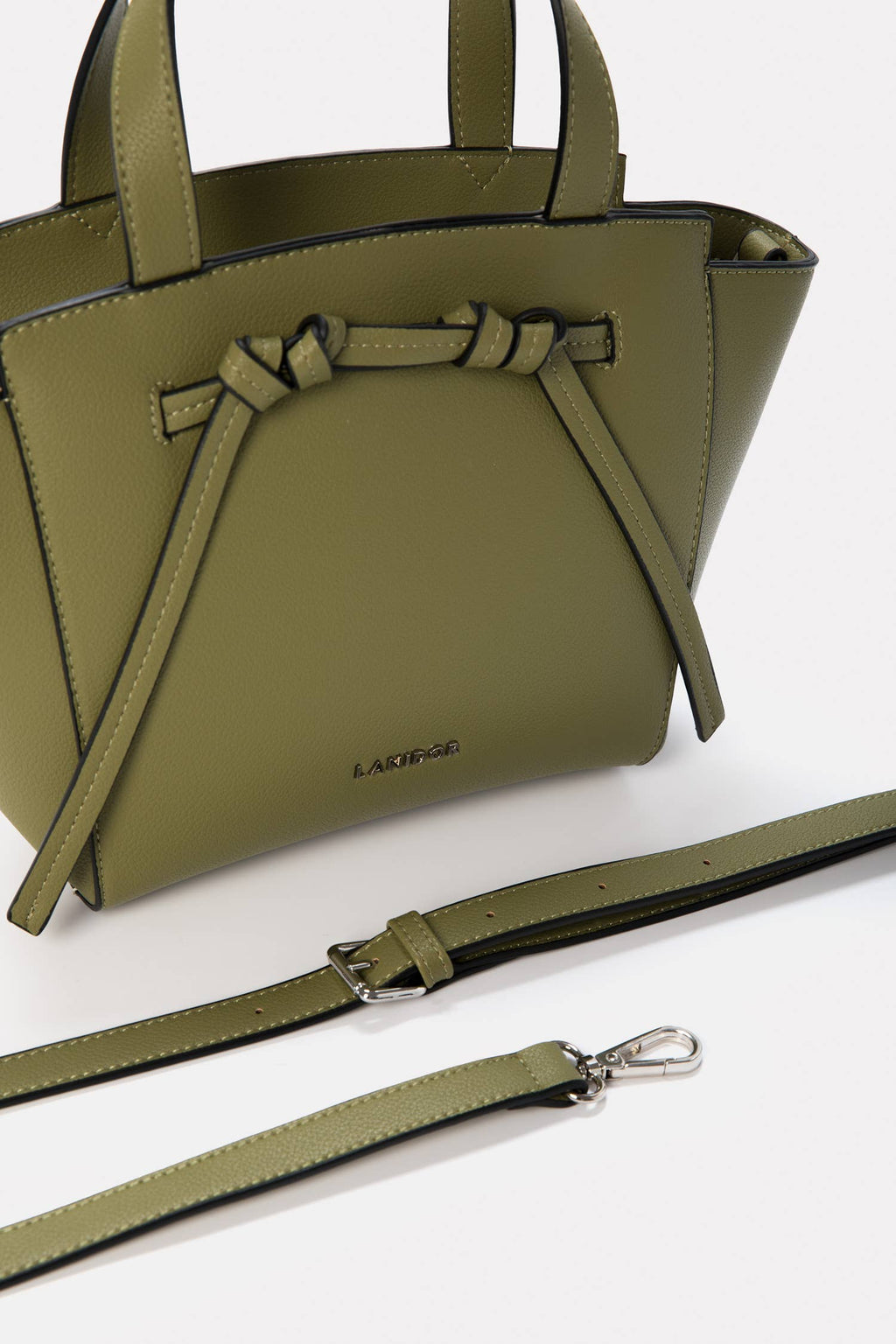 Lanidor Handtasche aus Kunstleder in Grün