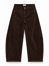 Lässige Feincord-Hose im Barrel-Fit: Off-White / M