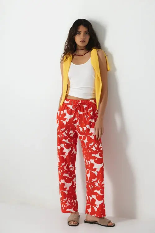 Lanidor Statement-Hose mit Farbexplosion – Komfort & Extravaganz für Trendsetter