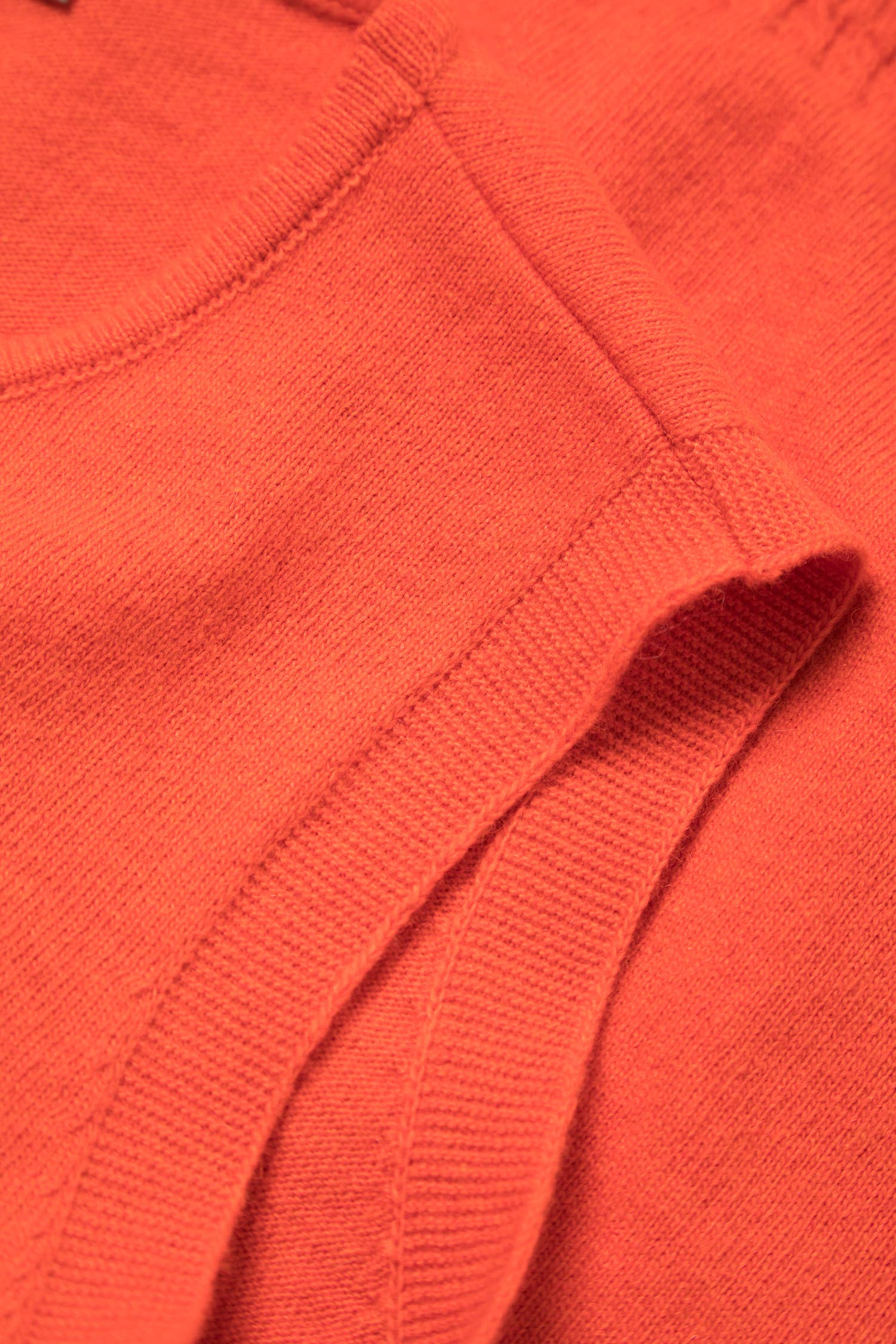 Lanidor - Pullunder aus feinem Strick in leuchtendem Orange - Ärmellos