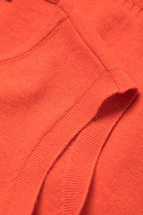 Lanidor - Pullunder aus feinem Strick in leuchtendem Orange - Ärmellos