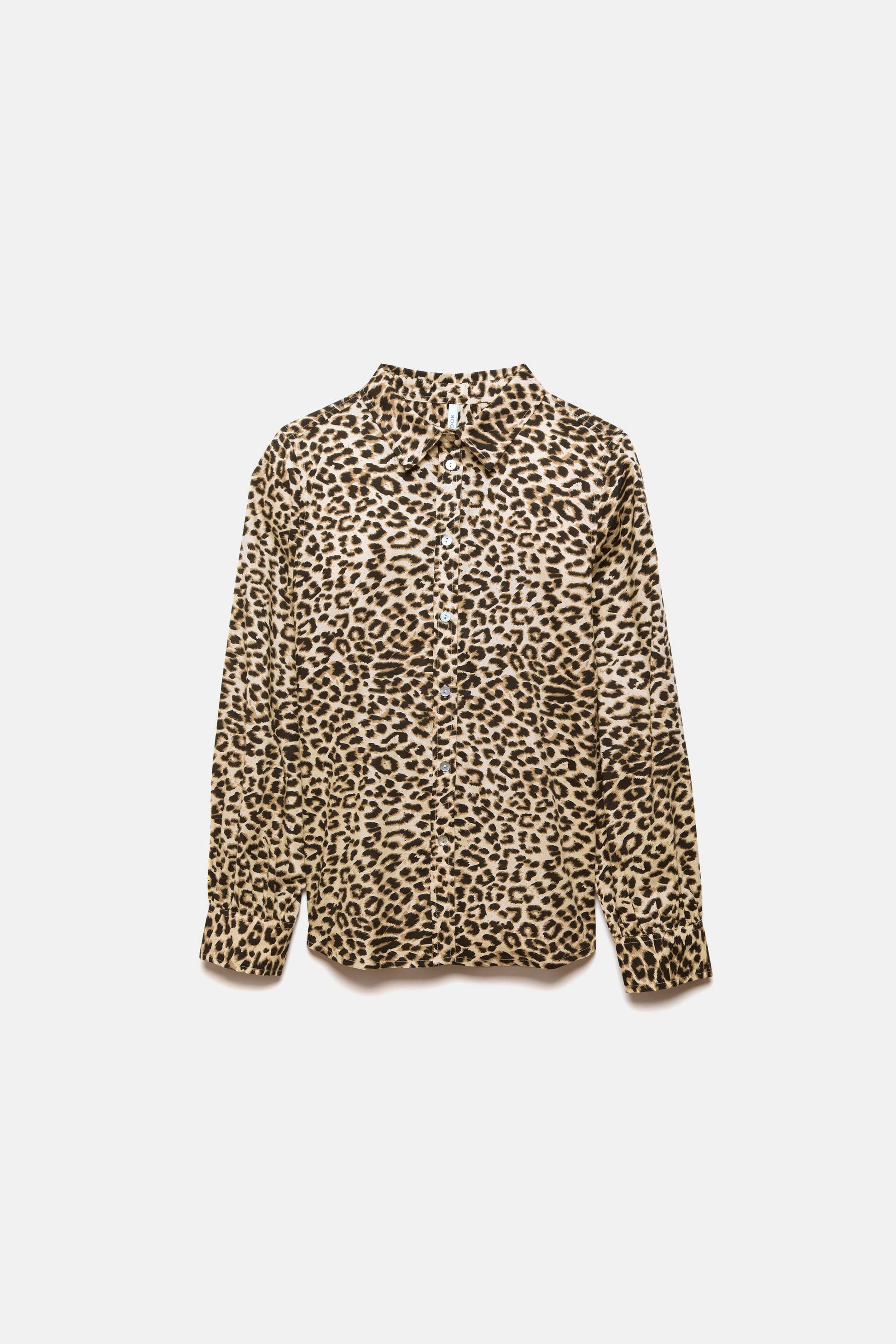 Lanidor Damenbluse im Animal-Print aus 100% Baumwolle
