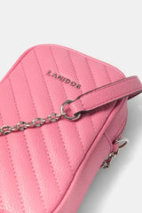 Lanidor Kleine Crossbody-Bag mit Steppung Rosa