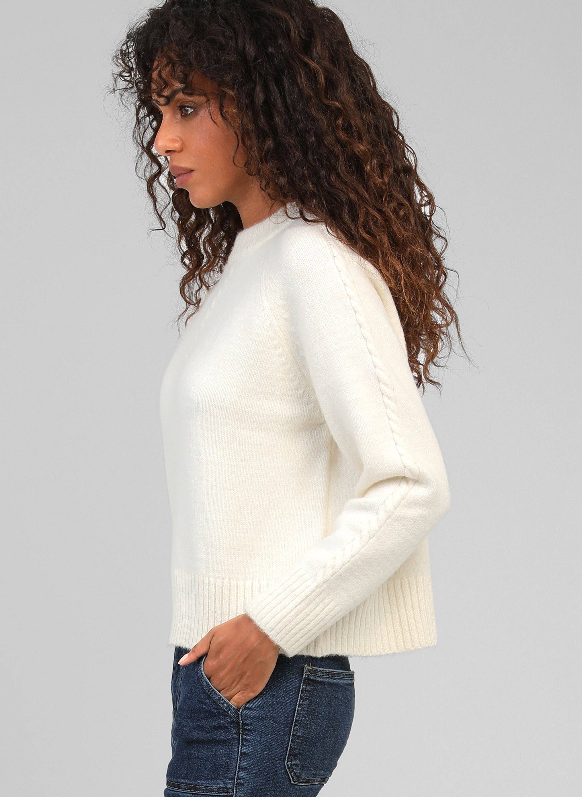 PULLOVER LETRESSY ecru: XS/S