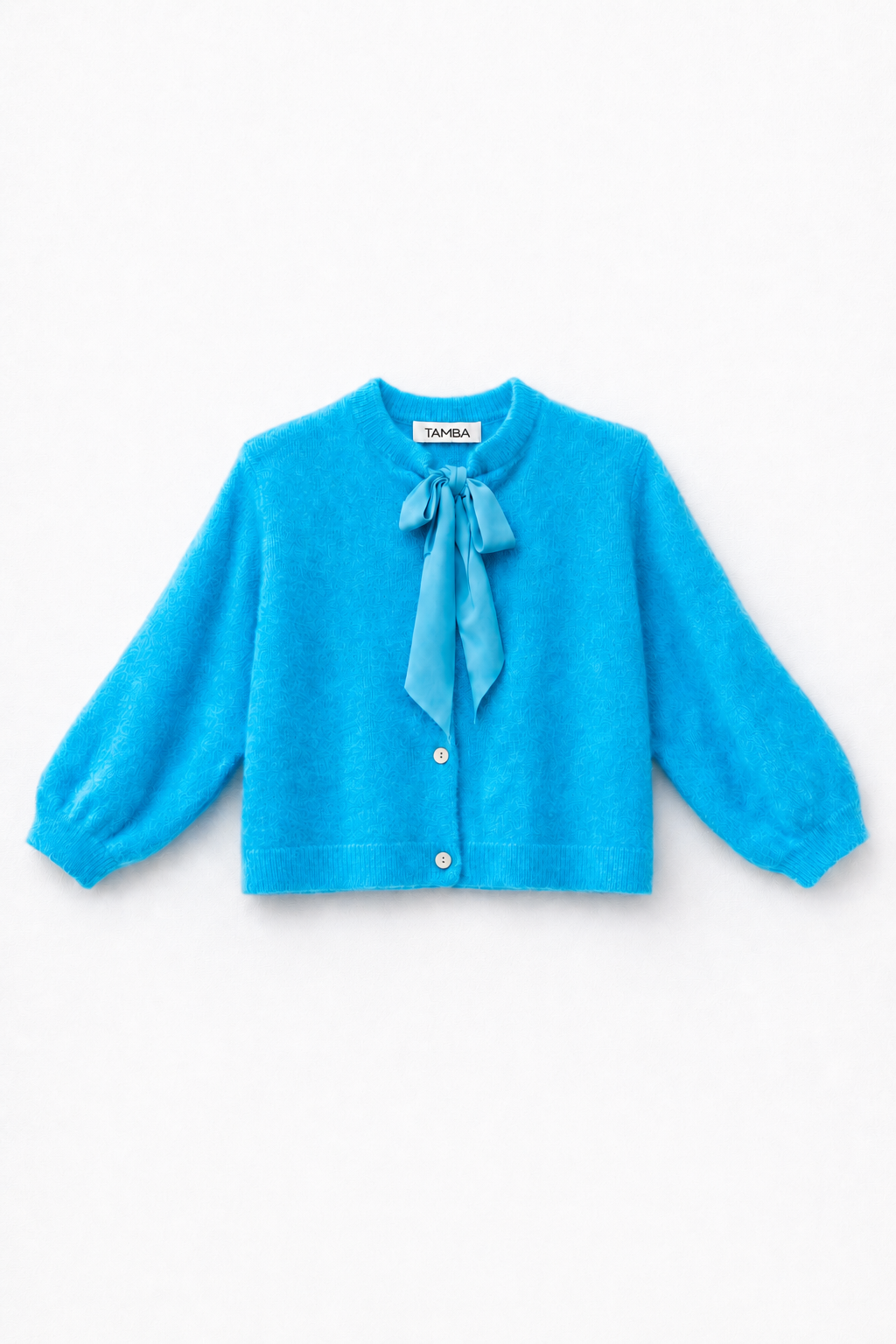 Flauschige Strickjacke mit Schluppen-Kragen: Anthrazit