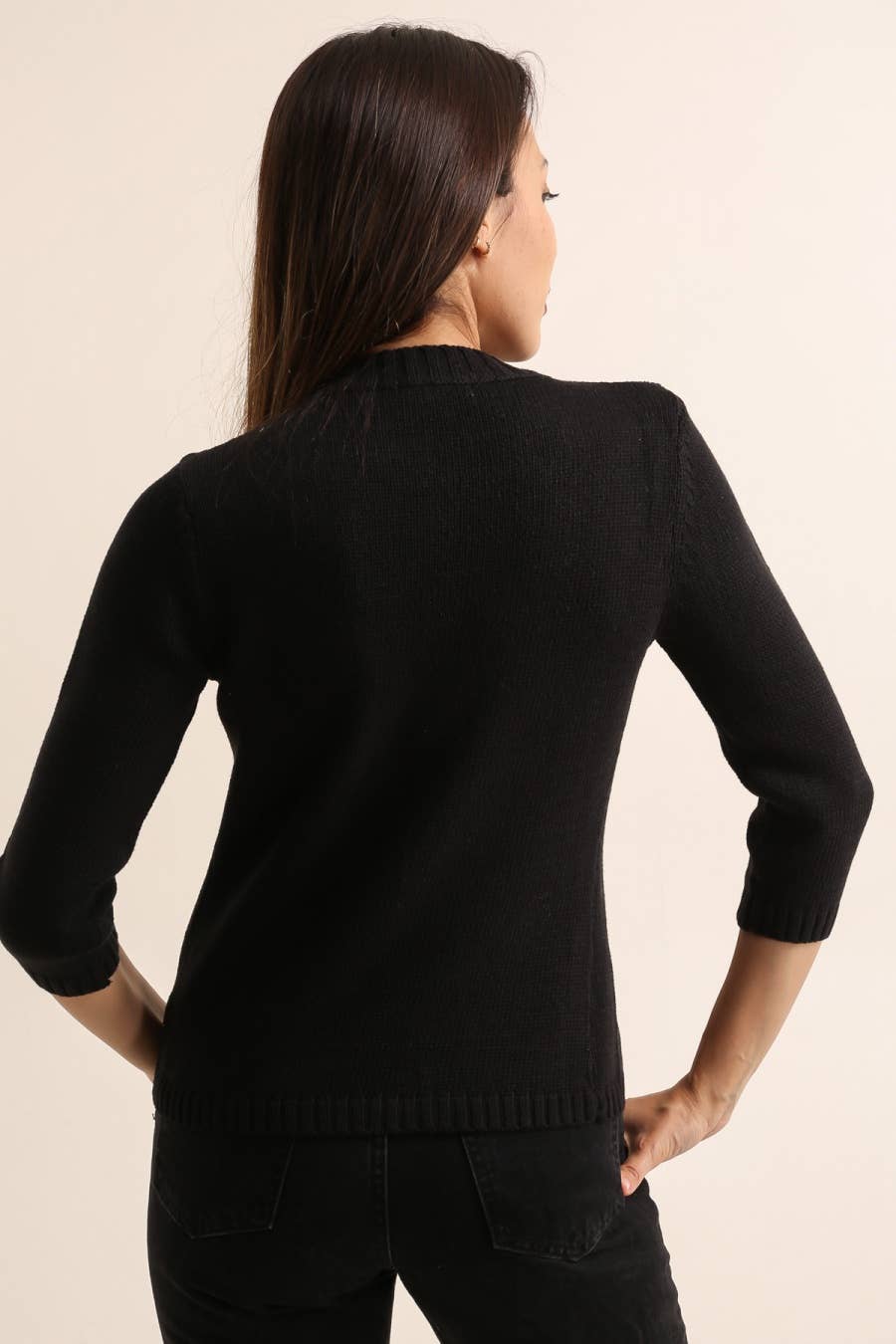 Choklate Paris - Cardigan mit 3/4-Arm - Schwarz