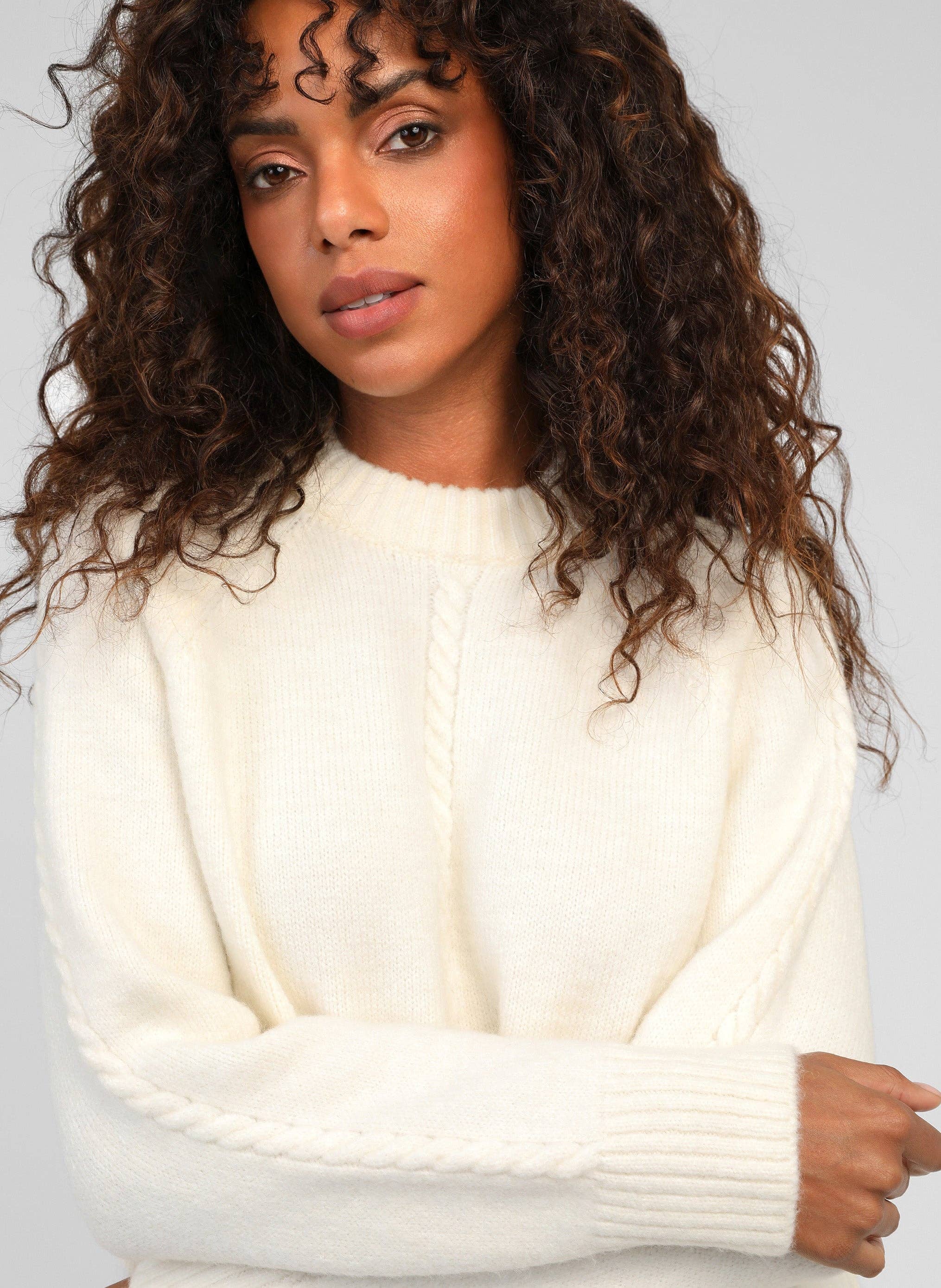 PULLOVER LETRESSY ecru: XS/S