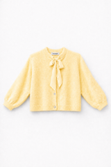 Flauschige Strickjacke mit Schluppen-Kragen: Anthrazit