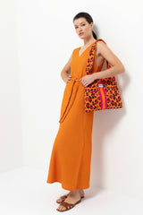 Zwillingsherz Shopper Summer Leo Neon Orange