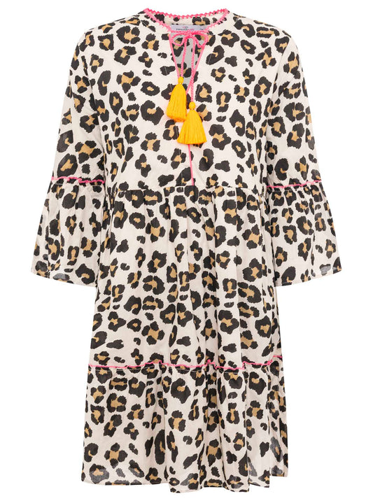 Kleid "Babsi" - Animalprint - Zwillingsherz