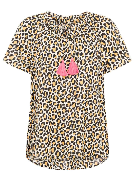 Kurzärmlige Bluse "Leo classic" - Zwillingsherz