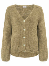 Zwillingsherz - Kuschel-Cardigan  - Khaki