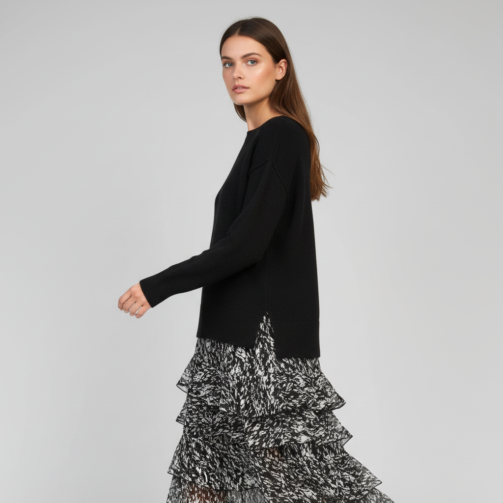 La Funky Schwarz - reguläre Passform und Länge