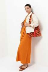 Zwillingsherz Shopper Summer Leo Neon Orange