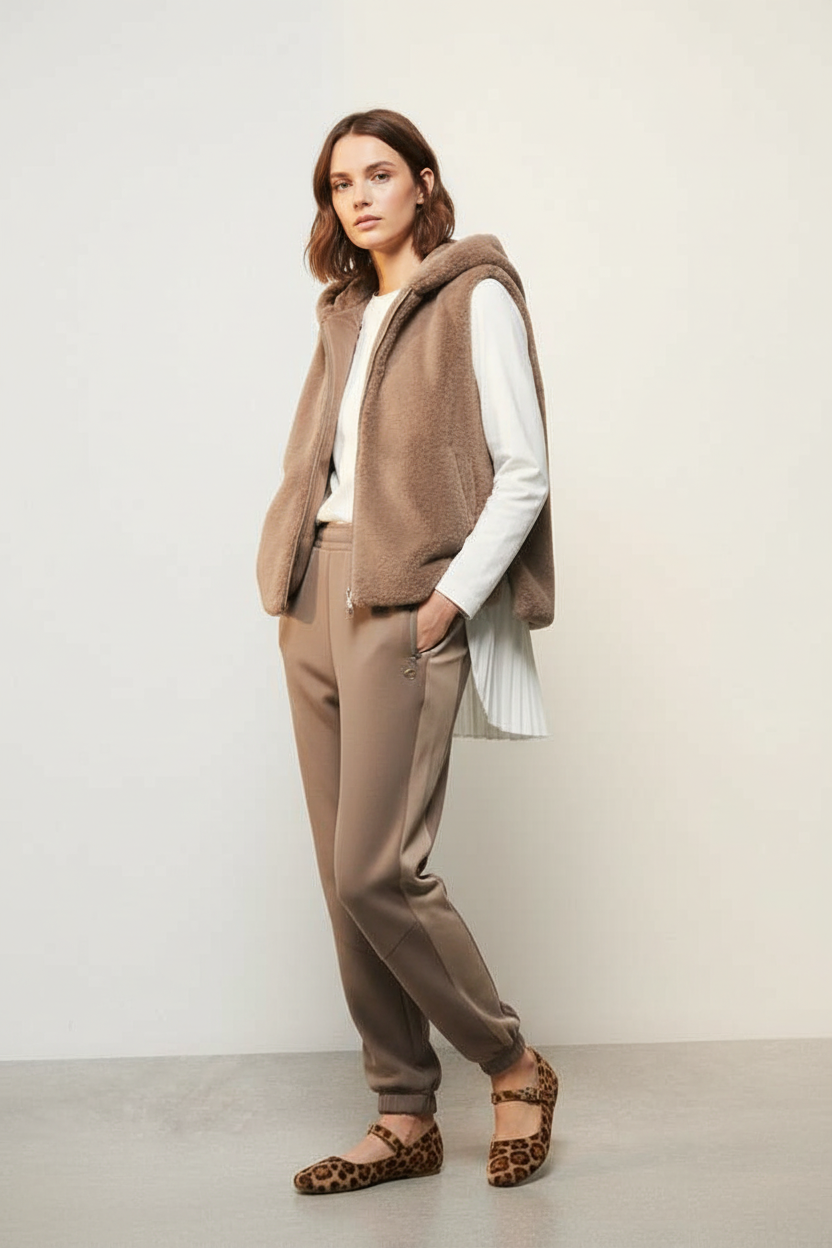 Lanidor Komplettoutfit - Hemd, Wendeweste, Fleecehose und Ballerinas