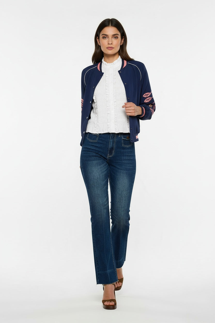 Ange Paris Bluse Sloane Weiß Baumwolle